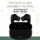 Noise Buds Connect Truly Wireless in Ear Earbuds with 50H Playtime, Quad Mic with ENC, Instacharge (Carbon Black)