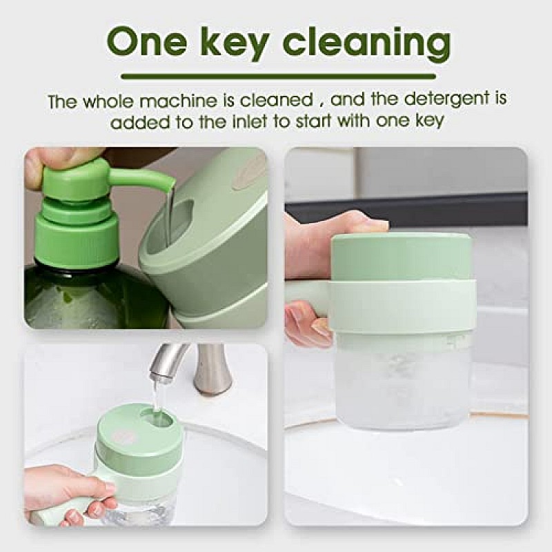 AIRTREE 4 in 1 Food Processor Electric Vegetable Cutter USB Cordless Vegetable Slicer Chopper Electric Small Food Processor