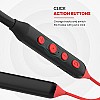 Portronics Harmonics Z5 Wireless Bluetooth Stereo Headset with 33Hrs Playtime, Double EQ Mode, 14.2 mm Dynamic Drivers, Click Action Buttons(Red)