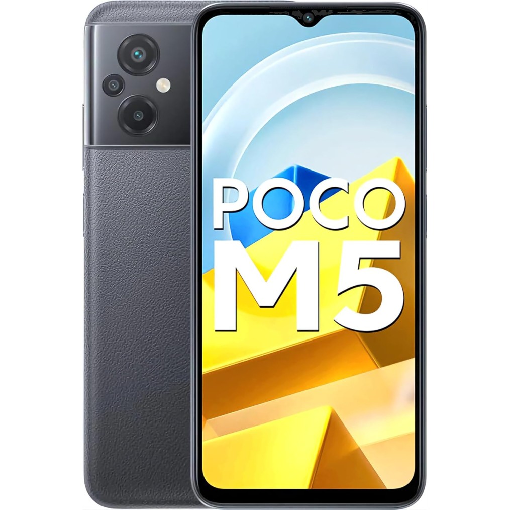 POCO M5 (Power Black, 64 GB) (4 GB RAM) refurbished
