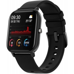 Fire-Boltte Full Touch 1.4 inch Smart Watch 400 Nits Peak Brightness Metal Body with 24 * 7 Heart Rate Monitoring  (Black)