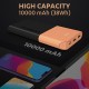 Duracell Power Bank 10000 mAh, Portable Charger, 22.5W Power Delivery for Smartphones