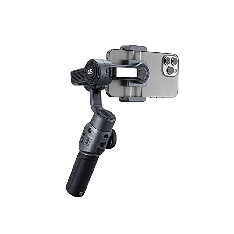 Zhiyun Smooth 5S Combo w/Magnetic Fill Light,Carrying Bag &Tripod,Gimbal Stabilizer for Smartphone 3-Axis Handheld Gimbal for iPhone 