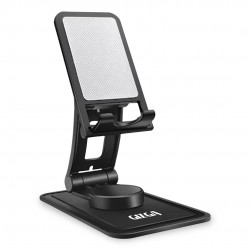 GIZGA essentials â Portable 360 Rotating Tabletop Mobile Holder, Dock for Ipad, Smartphone, Black