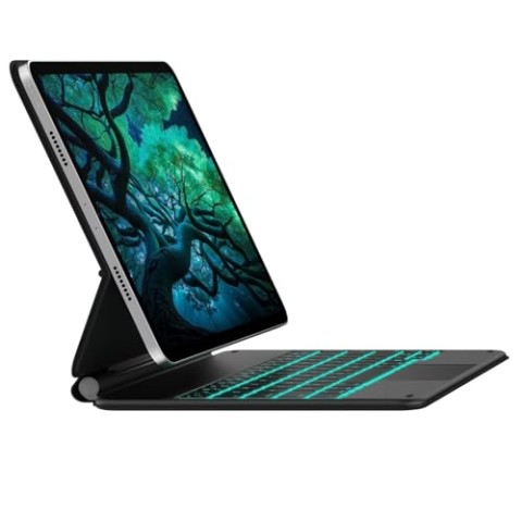 typecase Edge Magic Style Keyboard for iPad Air 11 (M2)-2024, Air 5th/4th Gen & iPad Pro 11 (4th/3rd/2nd/1st Gen), Click Anywhere Trackpad, 11-Color Backlit, Cantilever, Pencil Dock- Gr Black typecase Edge Magic Style Keyboard for iPad Air 11 (M2)-2024, Air 5th/4th Gen & iPad Pro 11 (4th/3rd/2nd/1st Gen), Click Anywhere Trackpad, 11-Color Backlit, Cantilever, Pencil Dock- Gr Black