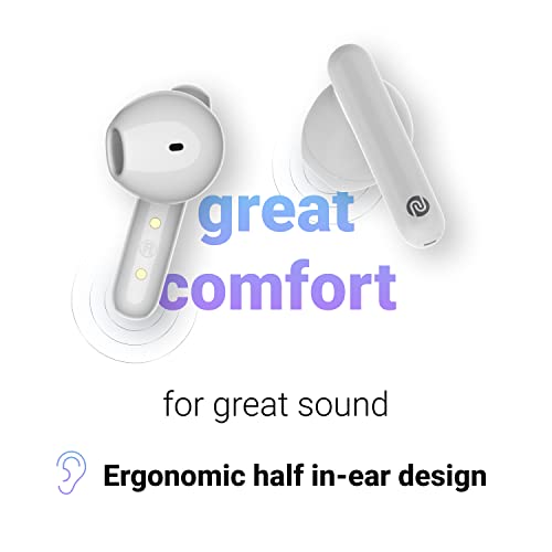 Noise Buds VS304 Truly Wireless in Ear Earbuds with 35H of Playtime, Instacharge(10 min=120 min), 13 mm Driver and BT v5.3 (Pearl White) Noise Buds VS304 Truly Wireless in Ear Earbuds with 35H of Playtime, Instacharge(10 min=120 min), 13 mm Driver and BT v5.3 (Pearl White)