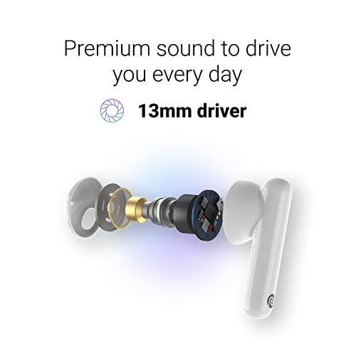 Noise Buds VS304 Truly Wireless in Ear Earbuds with 35H of Playtime, Instacharge(10 min=120 min), 13 mm Driver and BT v5.3 (Pearl White) Noise Buds VS304 Truly Wireless in Ear Earbuds with 35H of Playtime, Instacharge(10 min=120 min), 13 mm Driver and BT v5.3 (Pearl White)