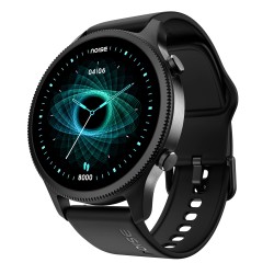 NoiseFit Halo 1.43" AMOLED Display, Bluetooth Calling Round Dial Smart Watch (Jet Black)