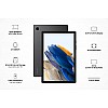 Samsung Galaxy Tab A8 10.5 inches Display with Calling, RAM 4GB, ROM 64GB Expandable, Wi-Fi+LTE Tablets, Gray, (SM-X205NZAEINU)