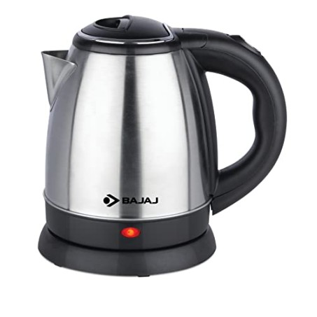 Bajaj KTX 1.8 Litre DLX Electric Kettle 1350 W Kettle with Stainless Steel Black