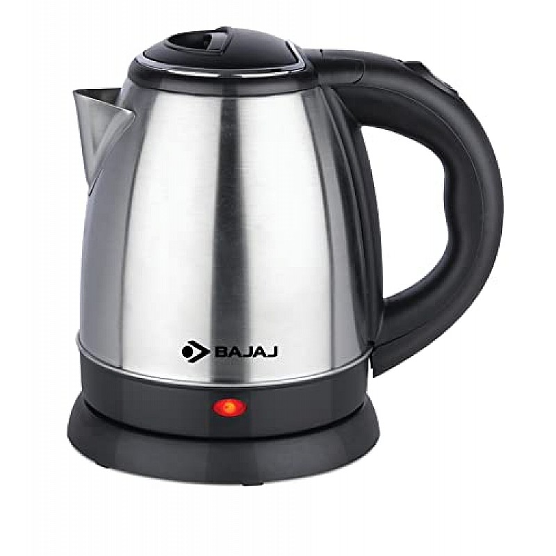 Bajaj KTX 1.8 Litre DLX Electric Kettle 1350 W Kettle with Stainless Steel Black