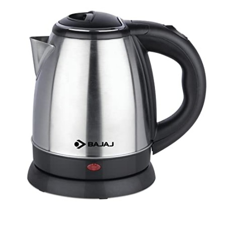 Bajaj KTX 1.8 Litre DLX Electric Kettle 1350 W Kettle with Stainless Steel Black