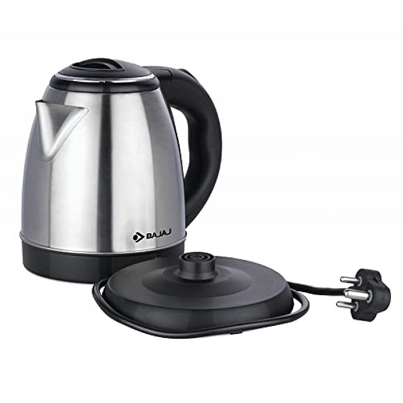 Bajaj KTX 1.8 Litre DLX Electric Kettle 1350 W Kettle with Stainless Steel Black