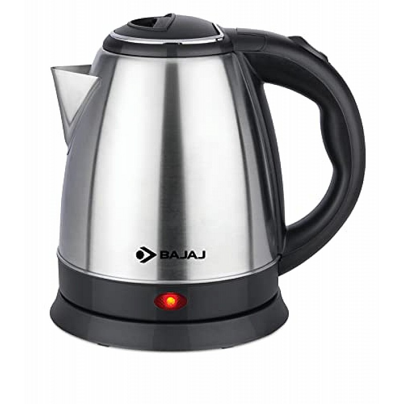 Bajaj KTX 1.8 Litre DLX Electric Kettle 1350 W Kettle with Stainless Steel Black