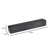 amazon basics Bluetooth Speaker 5.3 Soundbar with 16W RMS, 2000mAh Battery, Upto 19 Hrs Playtime Aux/USB Port (Black) amazon basics Bluetooth Speaker 5.3 Soundbar with 16W RMS, 2000mAh Battery, Upto 19 Hrs Playtime Aux/USB Port (Black)