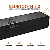 amazon basics Bluetooth Speaker 5.3 Soundbar with 16W RMS, 2000mAh Battery, Upto 19 Hrs Playtime Aux/USB Port (Black)