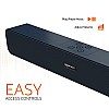 amazon basics Bluetooth Speaker 5.3 Soundbar with 16W RMS, 2000mAh Battery, Upto 19 Hrs Playtime Aux/USB Port (Black)