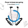 Noise Newly Launched Bravo Bluetooth in Ear Neckband with Upto 35 Hours of Playtime (Jet Black)