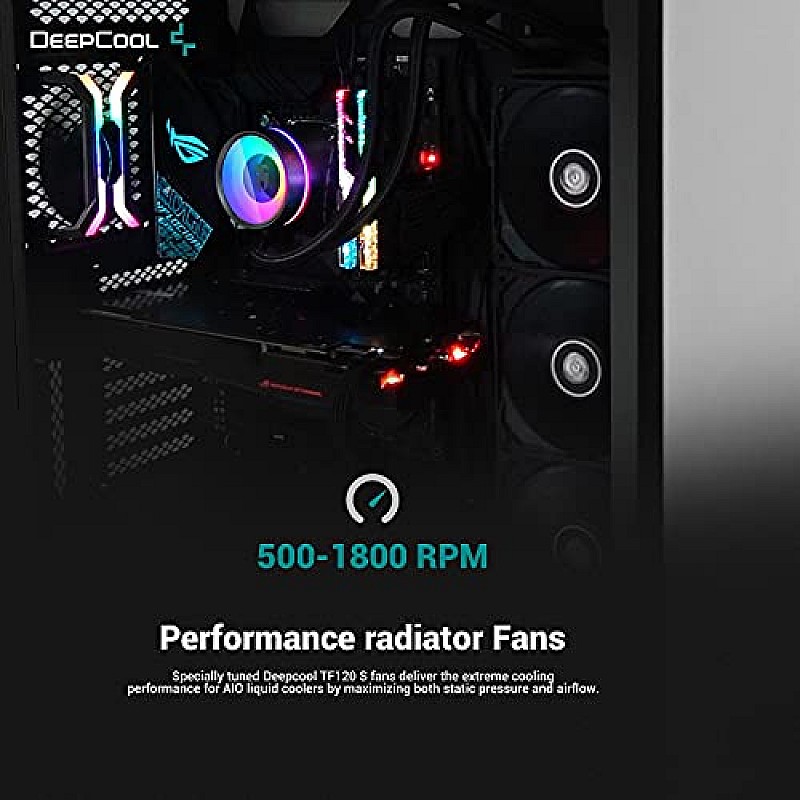 DEEPCOOL Castle 360EX, Addressable RGB AIO Liquid CPU Cooler