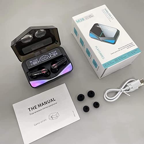 Airtree M28 Wireless Earbuds TWS,Bluetooth 5.1 Gaming Monster Earphones,Touch Control Headphones Airtree M28 Wireless Earbuds TWS,Bluetooth 5.1 Gaming Monster Earphones,Touch Control Headphones
