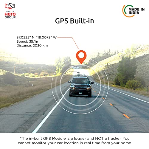 Qubo Car Dash Camera Pro 4K Dual Channel from Hero Group, Front 8MP 2160P and Rear 2MP 1080P, Made in India, ADAS, Built-in Wi-Fi Qubo Car Dash Camera Pro 4K Dual Channel from Hero Group, Front 8MP 2160P and Rear 2MP 1080P, Made in India, ADAS, Built-in Wi-Fi