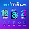 Samsung Galaxy M04 Dark Blue, 4GB RAM, 128GB Storage Upto 8GB RAM with RAM Plus