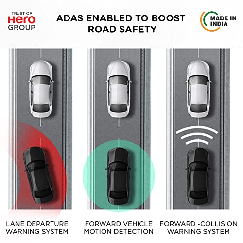 Qubo Car Dash Camera True 4K 2160P UHD Dash Cam from Hero Group, Made in India, ADAS, Built-in Wi-Fi, GPS Qubo Car Dash Camera True 4K 2160P UHD Dash Cam from Hero Group, Made in India, ADAS, Built-in Wi-Fi, GPS
