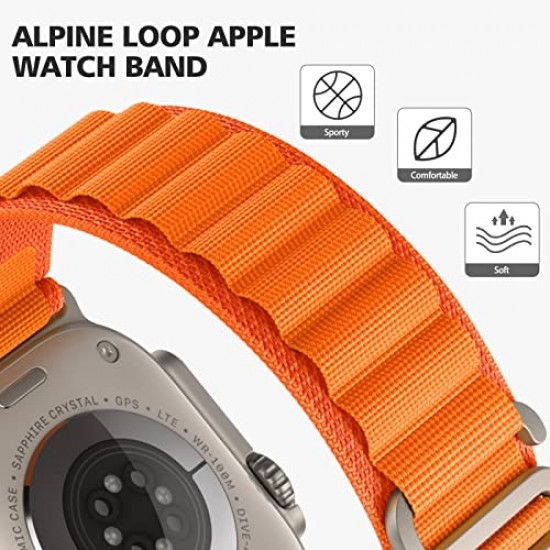 Generic Alpine Loop Compatible avec Apple Watch 42mm 45mm 44mm