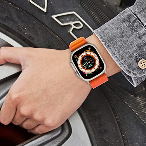 AIRTREE Compatible with Apple Watch Straps 49mm 45mm 44mm 42mm and 41mm 40mm 38mm Nylon Textile Woven Loop with Metal G‑Hook Sport AIRTREE Compatible with Apple Watch Straps 49mm 45mm 44mm 42mm and 41mm 40mm 38mm Nylon Textile Woven Loop with Metal G‑Hook Sport