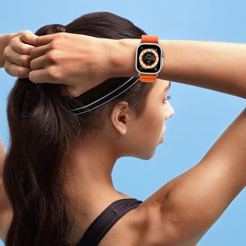 AIRTREE Compatible with Apple Watch Straps 49mm 45mm 44mm 42mm and 41mm 40mm 38mm Nylon Textile Woven Loop with Metal G‑Hook Sport AIRTREE Compatible with Apple Watch Straps 49mm 45mm 44mm 42mm and 41mm 40mm 38mm Nylon Textile Woven Loop with Metal G‑Hook Sport