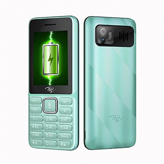 itel Power440 New Come with 2.4 inch Display, 2500mAh Battery ‎Light Green