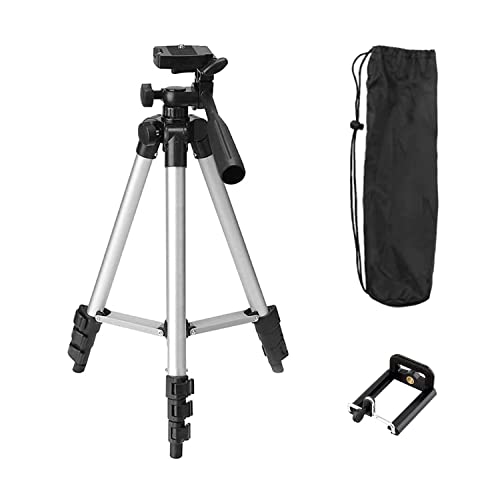 TRIPOD-3110 Portable Camera Tripod with Three-Dimensional Head and Quick Release Plate for All Cameras & Mobile, Best for Making Videos Silver Black TRIPOD-3110 Portable Camera Tripod with Three-Dimensional Head and Quick Release Plate for All Cameras & Mobile, Best for Making Videos Silver Black
