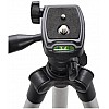 TRIPOD-3110 Portable Camera Tripod with Three-Dimensional Head and Quick Release Plate for All Cameras & Mobile, Best for Making Videos Silver Black