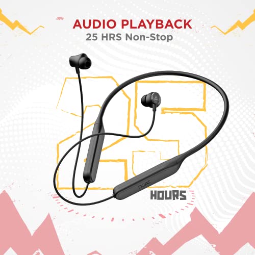 boAt Rockerz 378 Bluetooth Neckband with Spatial Bionic Sound Tuned by THX, Beast™ Mode, (Active Black) boAt Rockerz 378 Bluetooth Neckband with Spatial Bionic Sound Tuned by THX, Beast™ Mode, (Active Black)