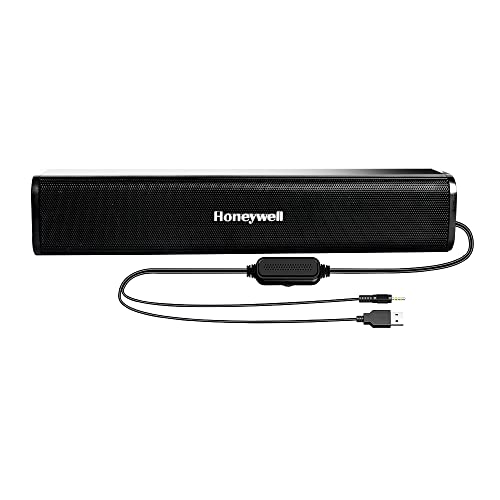 Honeywell Moxie V500 10W Portable USB Wired Soundbar, Speaker for PC, Desktop and Laptop with Volume Control and 3.5 mm AUX, 2.0 Honeywell Moxie V500 10W Portable USB Wired Soundbar, Speaker for PC, Desktop and Laptop with Volume Control and 3.5 mm AUX, 2.0