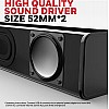 Honeywell Moxie V500 10W Portable USB Wired Soundbar, Speaker for PC, Desktop and Laptop with Volume Control and 3.5 mm AUX, 2.0