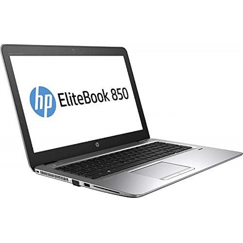 HP Elitebook 850 G4 15.6 inches Laptop, Core i5-7200U 2.5GHz, 8GB RAM, 256GB SSD Windows 10 Pro Silver Refurbished 