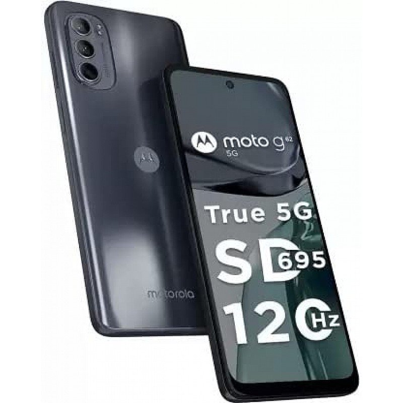 Motorola G62 5G (8GB, 128GB) (Midnight Gray) Refurbished