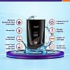 Livpure Pep Pro Grand RO+UV+Mineraliser+Copper 15 LPH Water Purifier Black