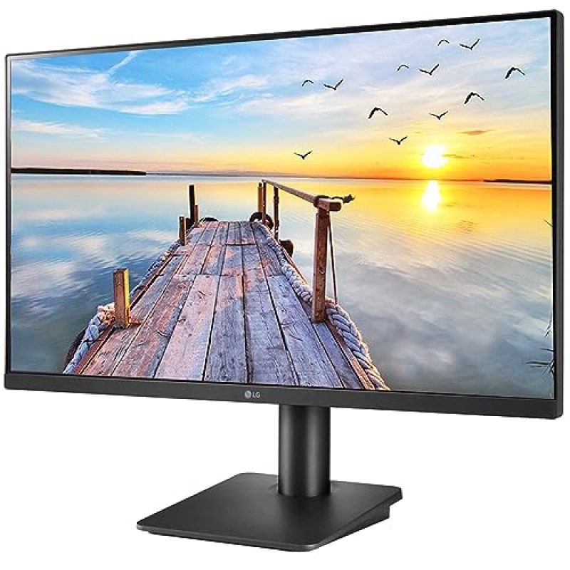 LG 24 inch (60.4 cm) IPS FHD monitor 75 Hz Refresh, Black 24MP450