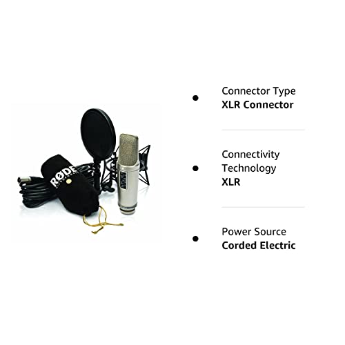 Rode NT2-A Large Diaphragm 3 Polar Pattern Studio Condenser Omnidirectional, Unidirectional XLR Microphone (Metallic) Rode NT2-A Large Diaphragm 3 Polar Pattern Studio Condenser Omnidirectional, Unidirectional XLR Microphone (Metallic)