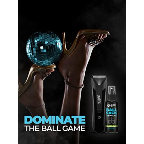Beardo incrediBALL Trimmer for Men Ball Trimmer for Men with Skin Safe Tech  No Nicks with Ceramic Blades