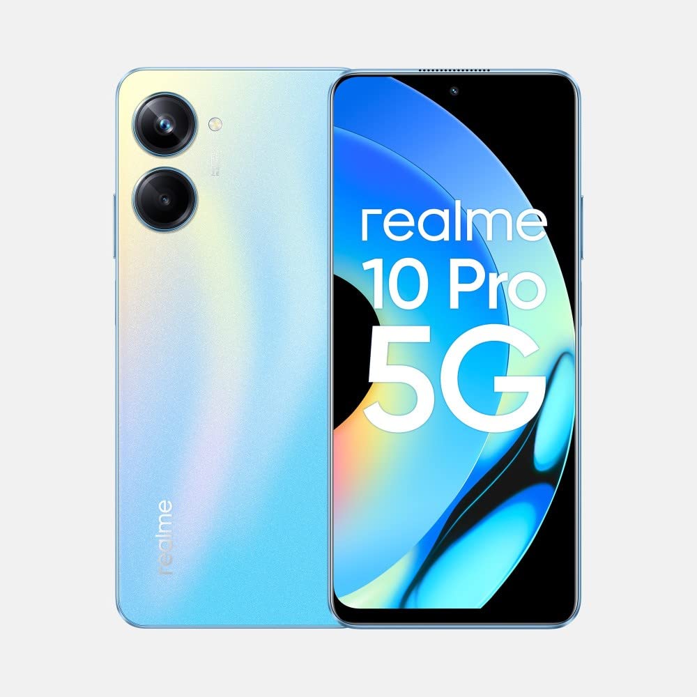 Realme 10 Pro 5G (Nebula Blue, 6 GB RAM 128 GB) refurbished