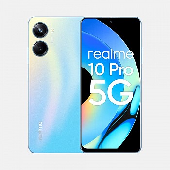 Realme 10 Pro 5G (Nebula Blue, 6 GB RAM 128 GB) Refurbished