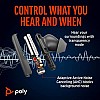 Poly (Plantronics) Voyager Free 60+ Uc Tws Earbuds, Anc, Smart Charge Case Up to 16.5 Hours Black