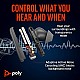 Poly (Plantronics) Voyager Free 60+ Uc Tws Earbuds, Anc, Smart Charge Case Up to 16.5 Hours Black