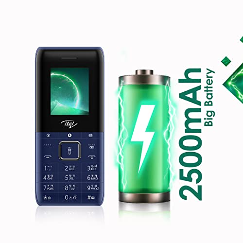 itel Power 200 4.5cm, 2500mAh, 3D Curved Display Lens Keypad Mobile Deep Blue itel Power 200 4.5cm, 2500mAh, 3D Curved Display Lens Keypad Mobile Deep Blue