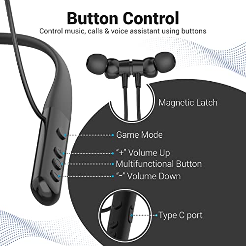 Portronics Harmonics Z4 Wireless Bluetooth 5.3 Neckband in Ear Earphones with mic Portronics Harmonics Z4 Wireless Bluetooth 5.3 Neckband in Ear Earphones with mic