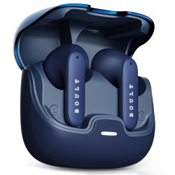 Boult Audio Z40 True Wireless in Ear Earbuds with 60H Playtime, Zen™ ENC Mic (Blue)