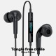 Govo GOBASS 455 in Ear Wired Earphones with HD Mic for Calls, 10mm Dynamic Driver, Noise Cancellation (Platinum Black)
